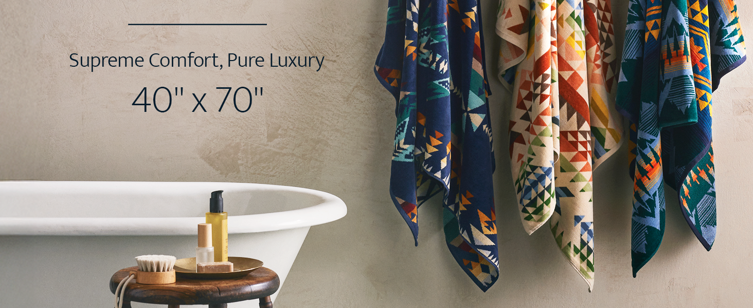 Pendleton Oversized Jacquard Spa Towel