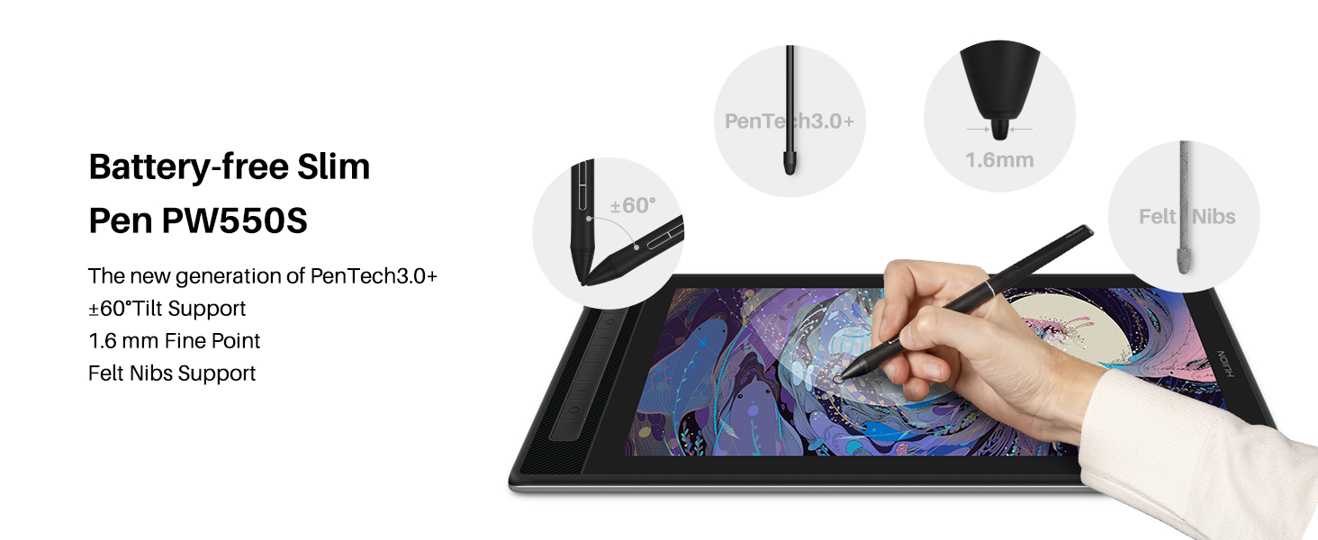 PW50S Battery-free pen