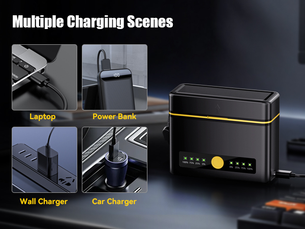 UPGRADED RING BATTERY CHARGING CASE