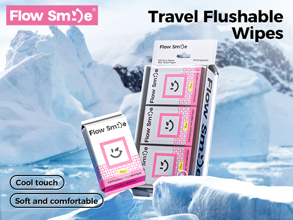 Travel Flushable Wipes