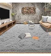 Tepook Super Soft Fluffy Rugs for Living Room, Area Rugs 8x10 for Bedroom, Modern Shaggy Rug Fuzz...