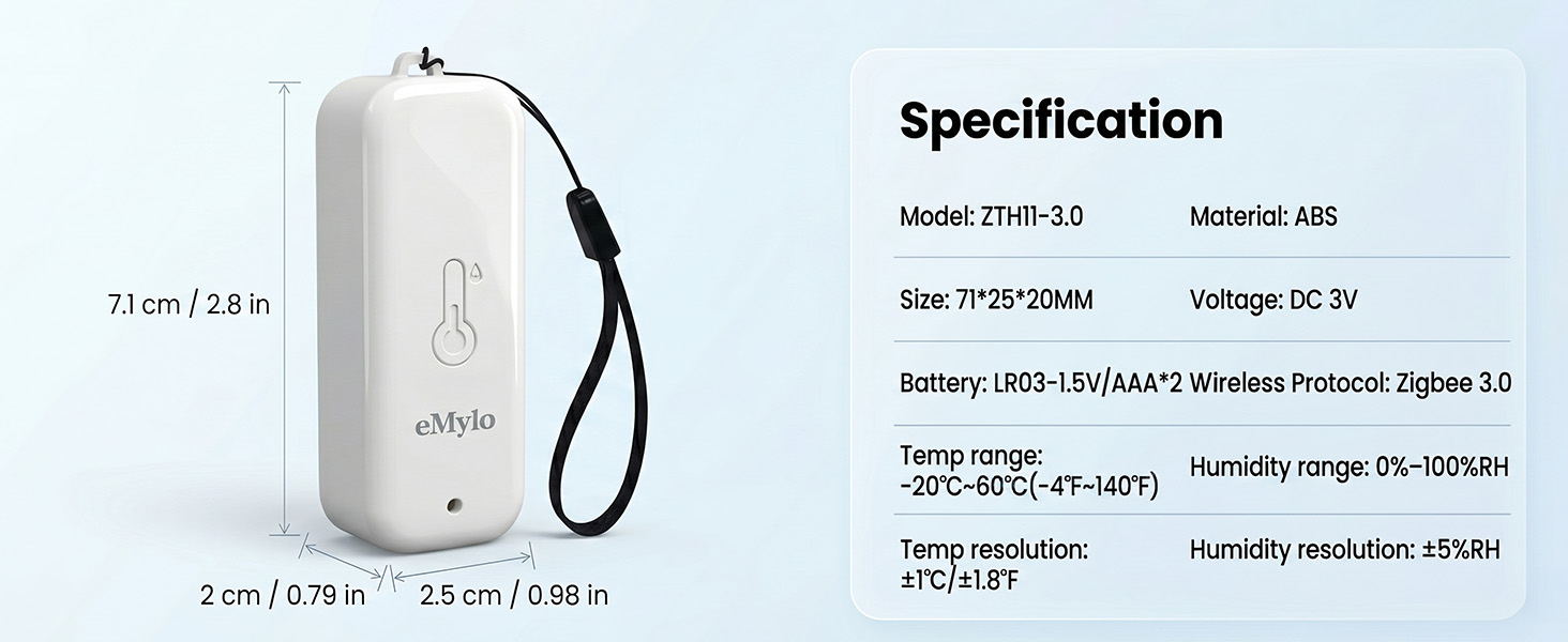 zigbee thermometer for home