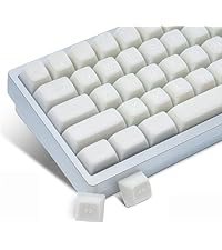 dagaladoo Double Shot PBT keycap Set,White and Black Topographic Keyboard keycaps 60 75 100 Percent,...