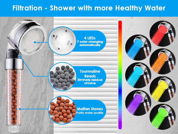 shower head color changing color shower head color changing shower head
