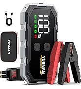 Jump Starter, 5000A 12V Jump Starter Battery Pack (8.0 Gas/6.0L Diesel), Safe Car Jumper Box with...