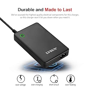 90W Slim Universal Laptop Charger - LCD Display Compatible for Lenovo HP Dell Toshiba Samsung Acer