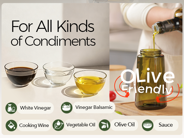 for all kinds of condiments