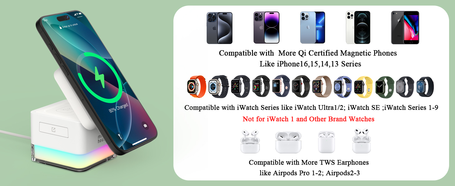 magsafe charger charging station wireless charger wireless charging station