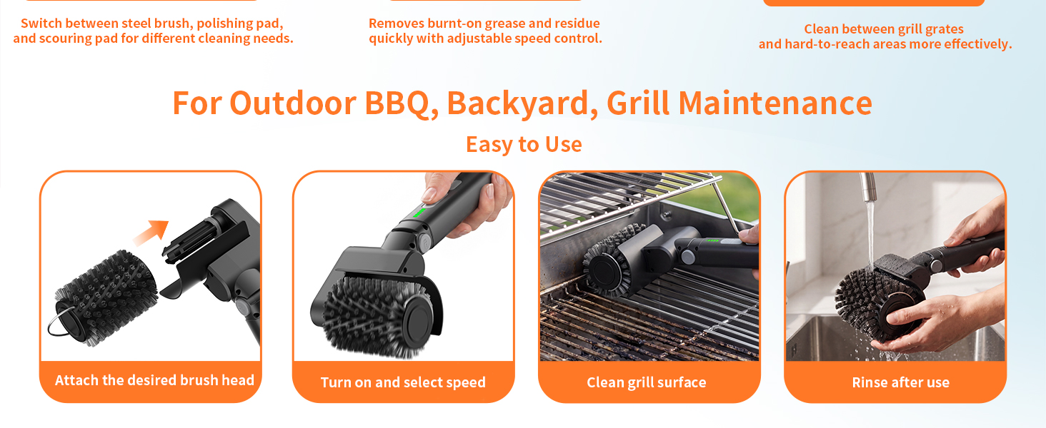 electric grill brush
