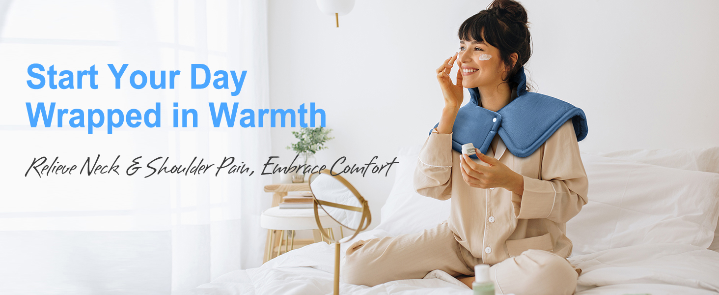 electric weighted neck shoulder heating pad