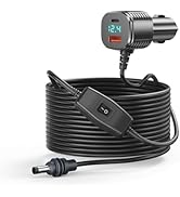 Starlink Mini Cable, 3 in 1 Starlink Mini Car Charger DC Power Cable+ Cigarette Lighter Adapter 1...