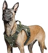 rabbitgoo Tactical Dog Harness for Large Dogs, No Pull Military Dog Harness with Handle &amp; Molle, ...