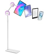 SHUWEI Tablet Floor Stand with Double Self-Locking Worm Gears, 70.9”Height Adjustable iPad Floor ...