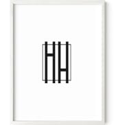 white oak frame