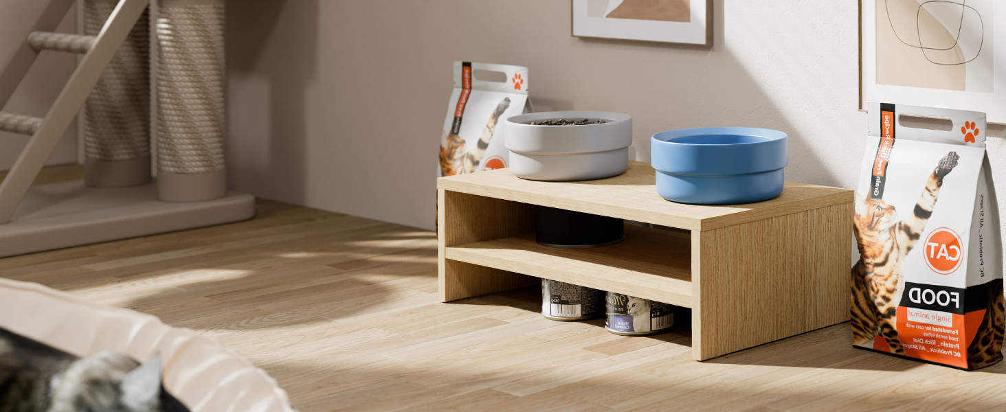 pet feeder stand