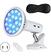 Blue Light Lamp Device,Portable Scars Removal Baby Jaundice Skin Care Machine 18pcs LED Light for...