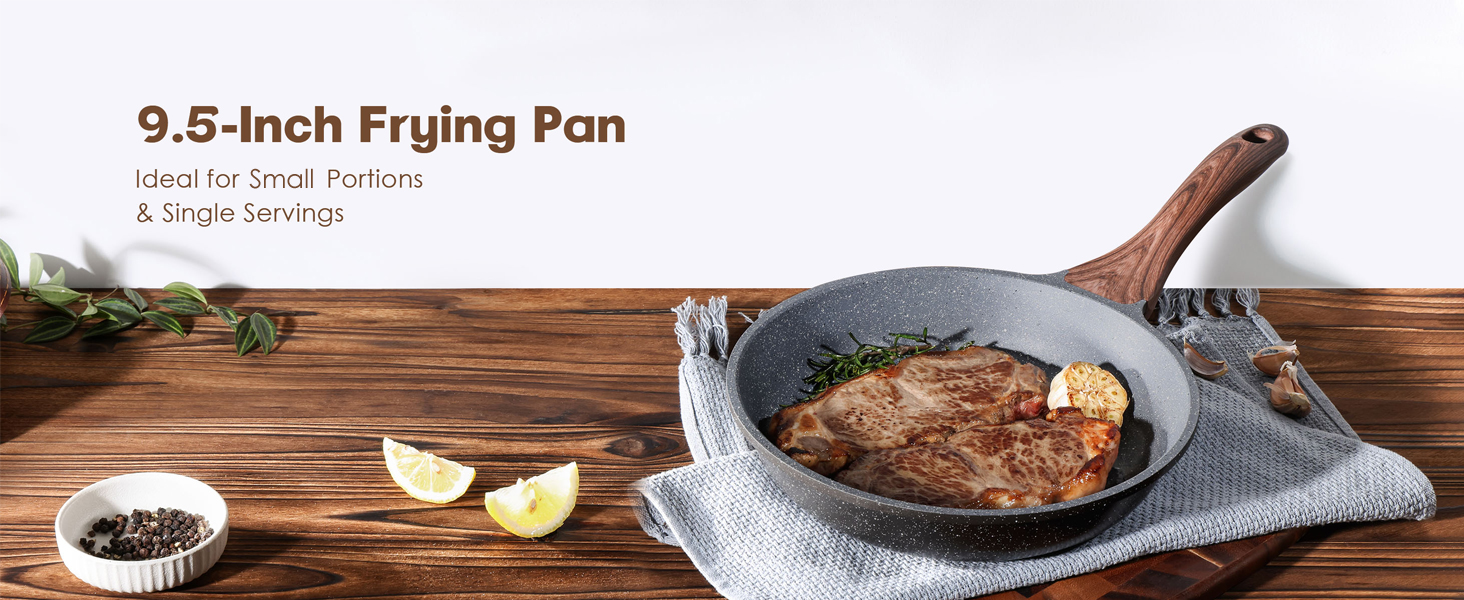 size-9.5 inch nonstick pan