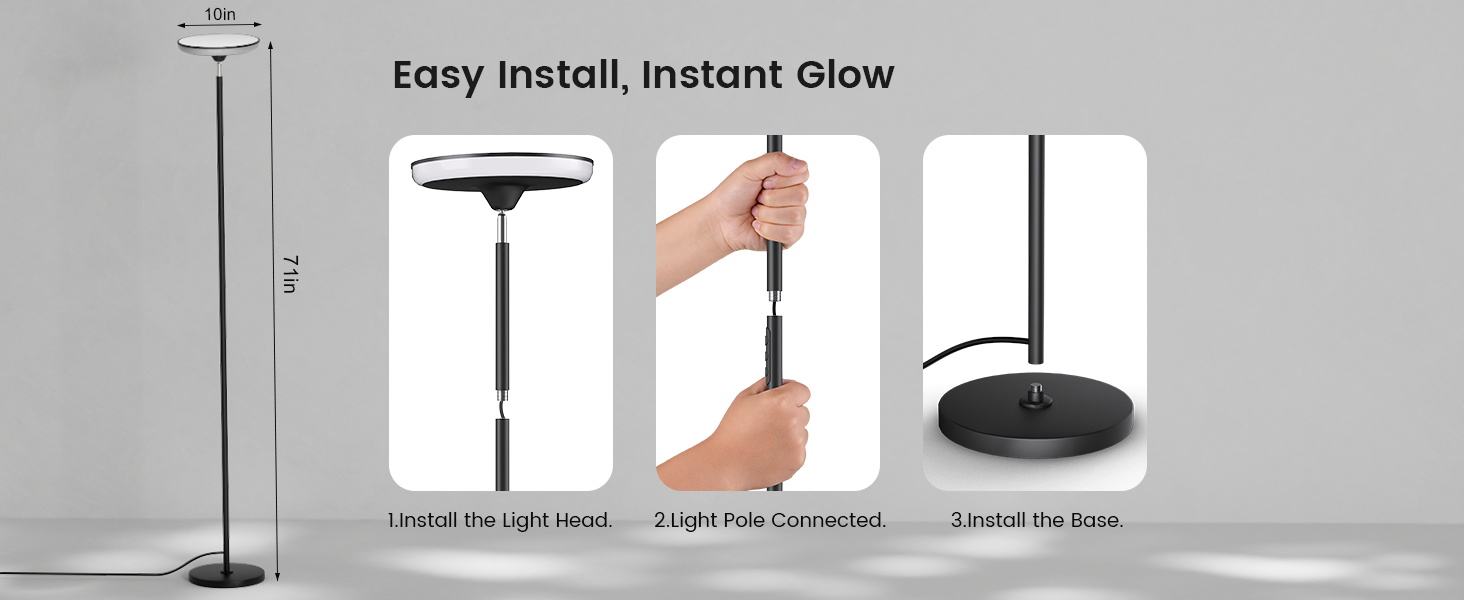 floor lamp with remote