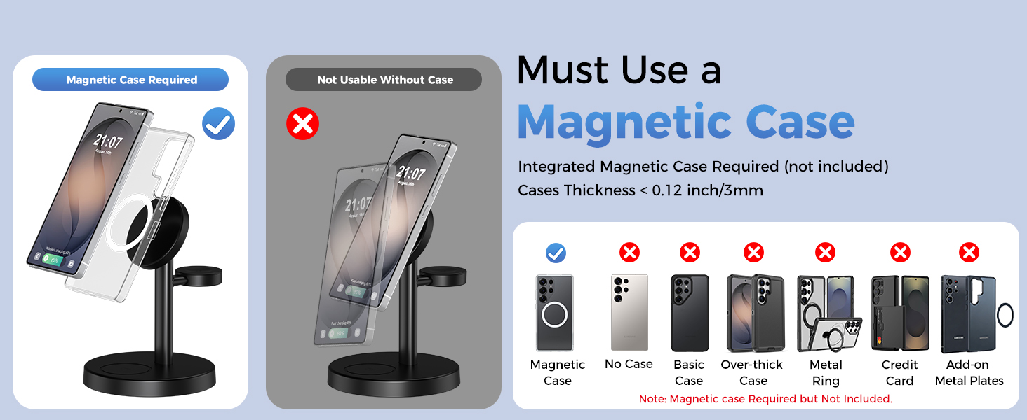 Magnetic Wireless Charger for Samsung
