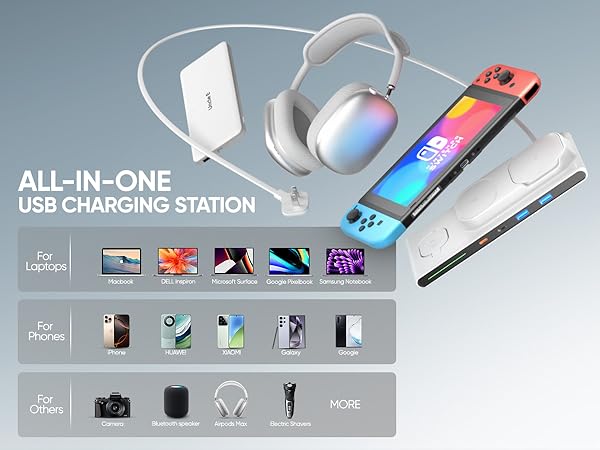 7-in-1 Wireless Charging Station for Apple Multiple Devices