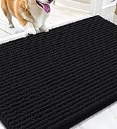 OLANLY Dog Door Mat for Muddy Paws 30x20, Ultra Absorbent Chenille Mud Doormat, Non-Slip Washable...