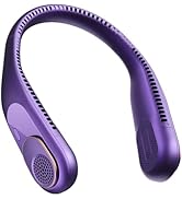 SWEETFULL Portable Neck Fan 360° Cooling Bladeless Personal Fan | No Hair Twisting - 4000mAh USB ...