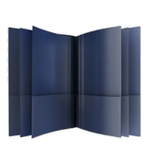Blue Multi Pocket Folder