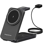 Wireless Charger for Samsung, 3 in 1 Wireless Charging Station with Watch Charger, Foldable Magne...