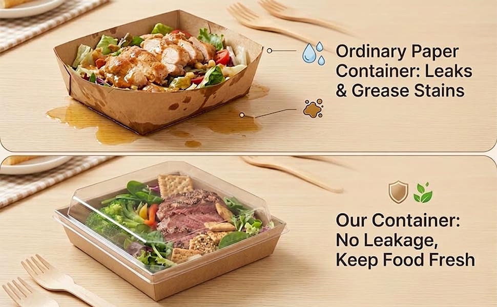 GREASE-PROOF &amp;amp; LEAK-RESISTANT