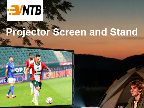VntB Projector Screen and Stand 100inch