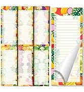 Performore 6 Packs of Magnetic Note Pad for Fridge - Magnetic List Pad - Magnetic to Do List for ...