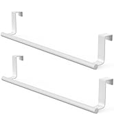 CHAUNCEY HOME Over-Cabinet Door Towel Rack, 14-inch Extra-Long Stainless Steel Bar for Kitchen &amp; ...