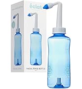ECLAT Nasal Rinse Bottle - Gentle Pressure Nasal Irrigation, Total Control Smart Auto Flow On/Off...