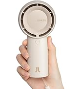 JISULIFE Handheld Portable Turbo Fan [16H Max Cooling Time], 4000mAh USB Rechargeable Personal Ba...