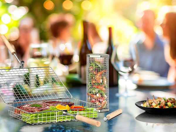 Grill Basket Set