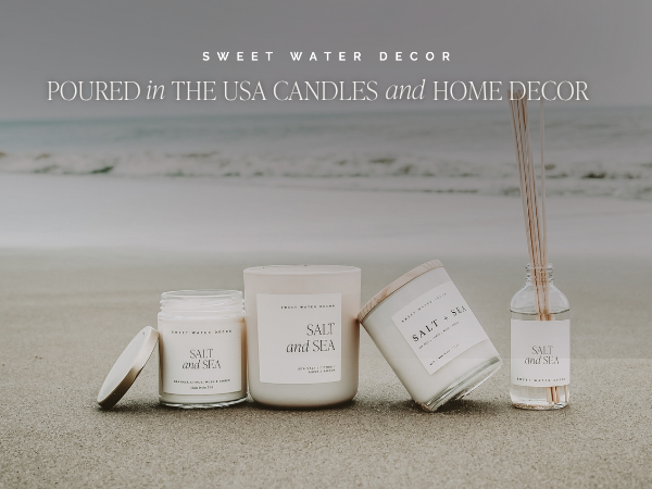 Salt and Sea Summer Candles and Reed Diffuser