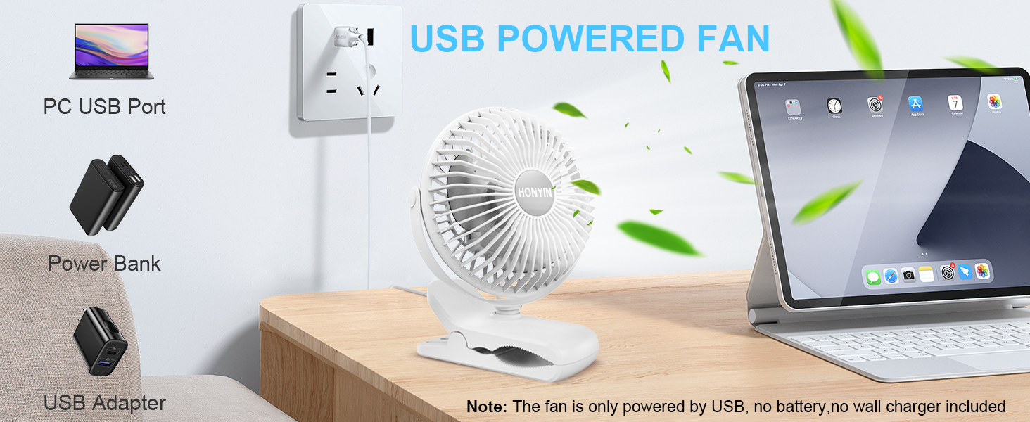 clip on fan stroller fan usb fan for desk table fan personal fan
