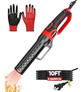 EZUVITA 1500W Electric Charcoal Starter with 10ft Cable, 60S Rises to 1100? Fire Lighter with Air...