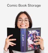 Dunwell Comic Book Storage Album - For Current, Silver Age, Regular Comics Bagged and Boarded, Bi...