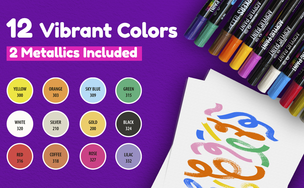 12 vibrant