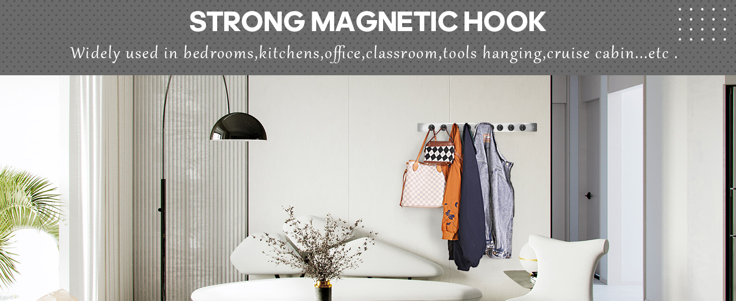 Neosmuk black magnetic hooks