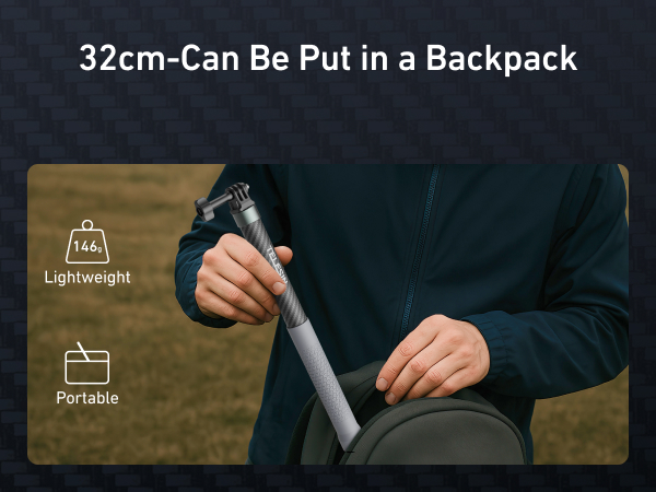 Selfie Stick Long Pole Invisible for GoPro