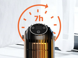 space heater with timer