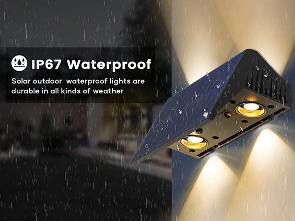 IIRARA Solar Fence Lights