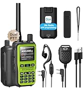 BAOFENG UV-5R Mini Radio Ham Radio Long Range Handheld Two Way Radio Dual PTT APP Programming NOA...
