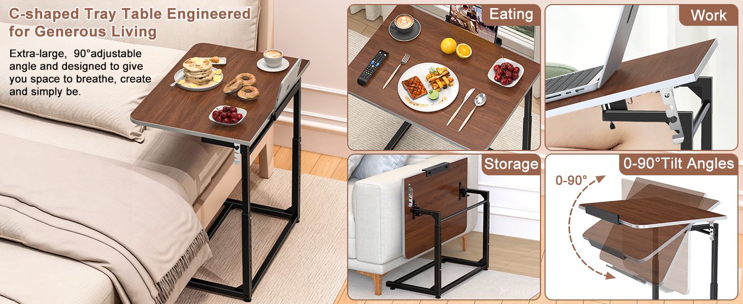 Bed Eating Desk