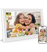 Frameo 10.1" Digital Picture Frame, Smart WiFi Digital Photo Frame with 1280x800 HD IPS Touch Scr...