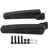 Acouto Arm Rest for Car 1Pair Adjustable Seat Armrest Shock Resistant Automotive Armrests PU Spon...