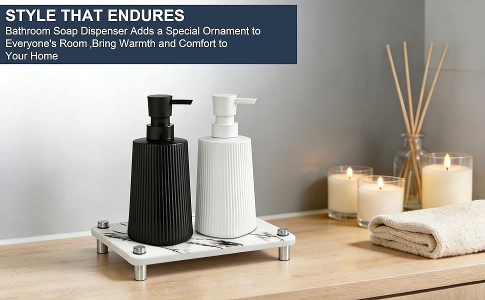 hand and dish soap dispenser set