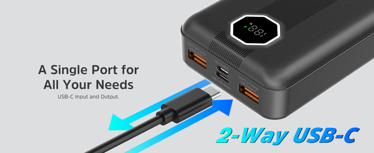 USB-C Input and Output